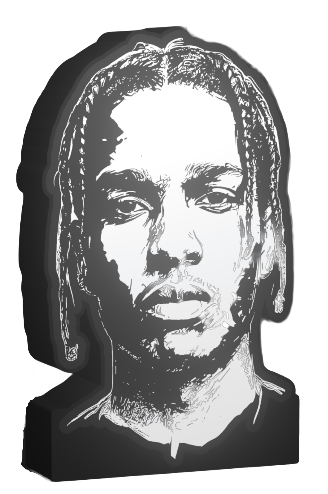 Asap Rocky themed lightbox