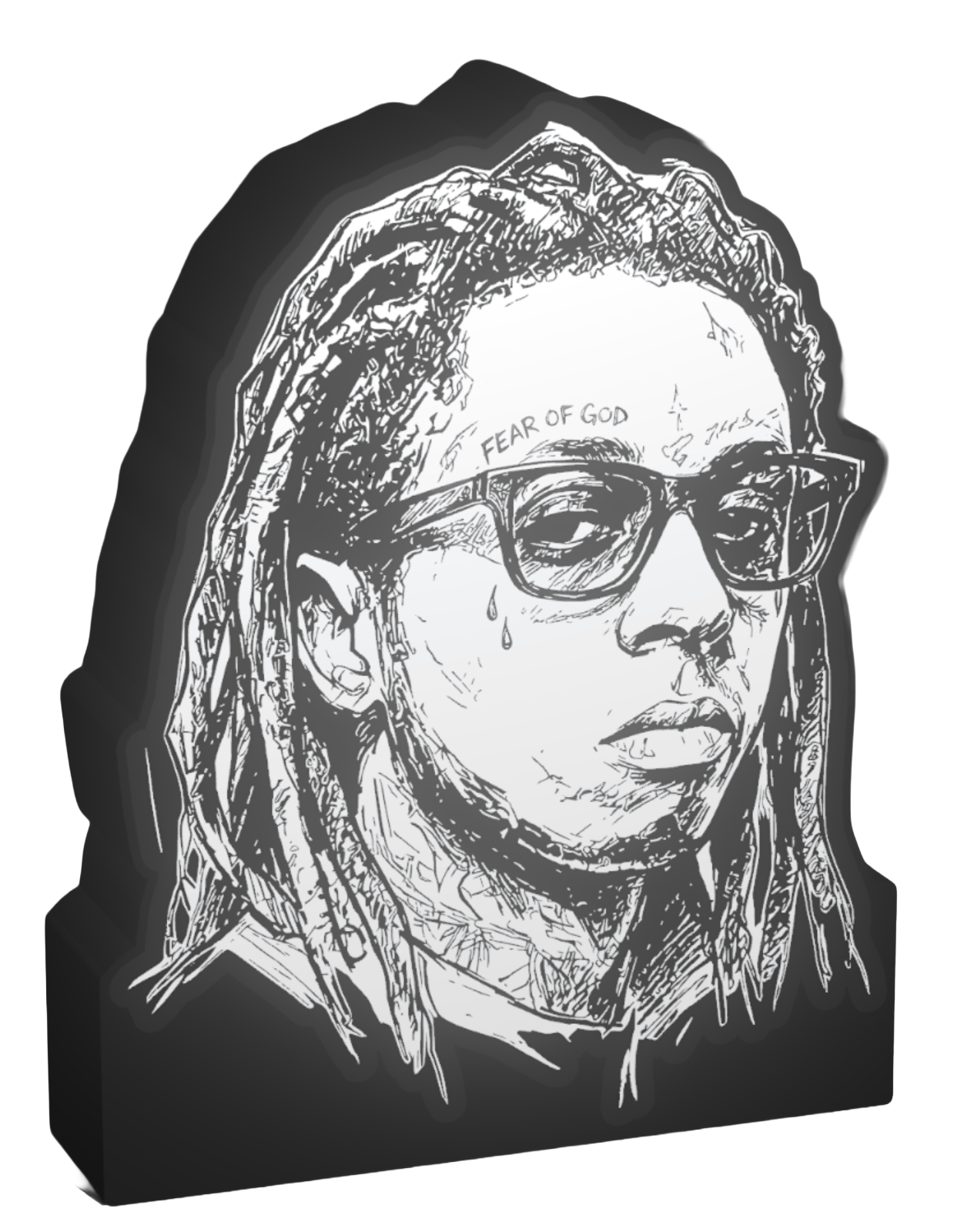 Lil Wayne themed lightbox