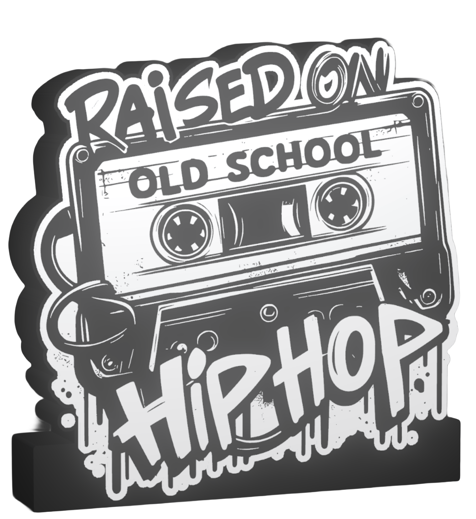 Raised on Old School Hip Hop DJ lightbox